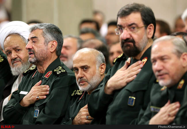 دیدار فرماندهان سپاه پاسداران انقلاب اسلامی‌ با حضرت آیت‌الله خامنه‌ای