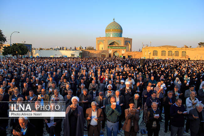 اقامه نماز باران در قزوین 