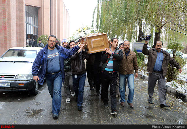 مراسم تشییع  پیکر مرحوم احمد منزوی