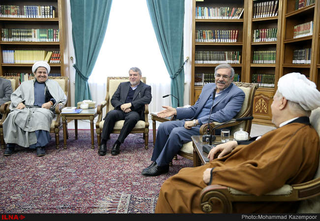 دیدار اعضای هیأت رئیسه فدراسیون هندبال با آیت الله هاشمی رفسنجانی