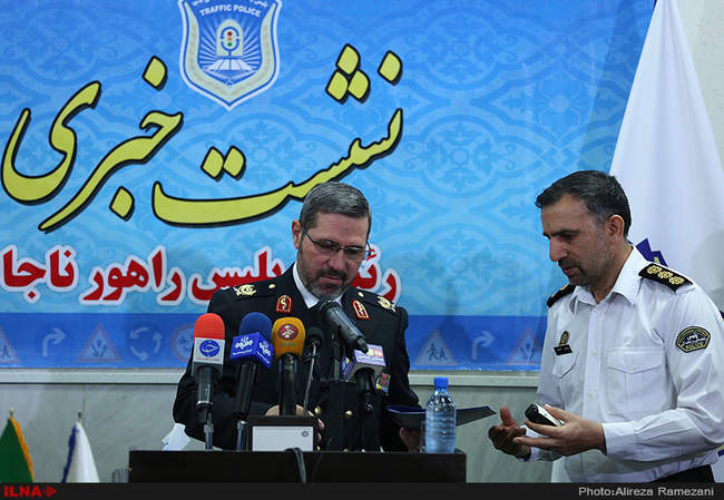 نشست خبری رئیس پلیس راهور ناجا