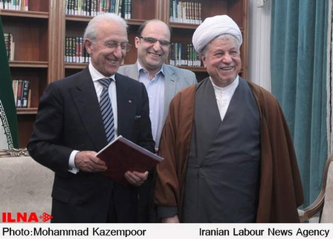 دیدار پروفسور سمیعی با آیت الله هاشمی