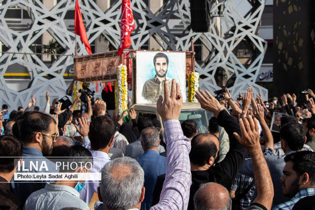 مراسم تشییع پیکر شهید صیاد خدایی