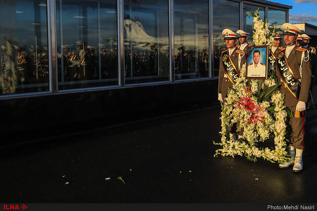 مراسم استقبال از پیکر سه شهید دریانورد نفتکش سانچی