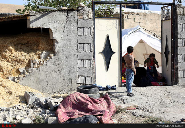 دشت ذهاب در پنجمین روز پس از زلزله/1