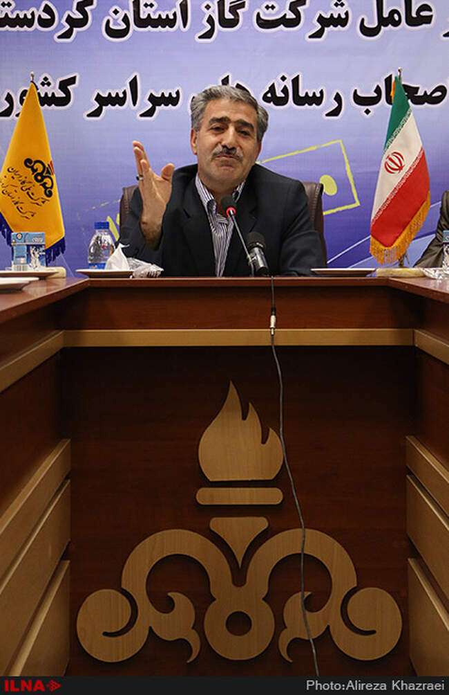 نشست‌خبری مدیران‌عامل شرکت گاز استان کرمانشاه و کردستان با اصحاب رسانه