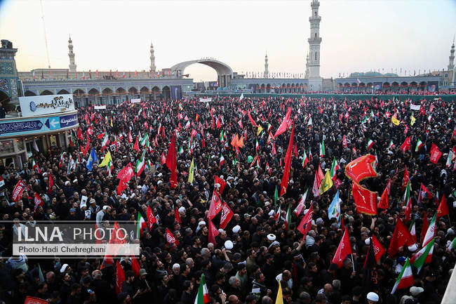 تشییع پیکر مطهر رهبر شهید انقلاب در قم