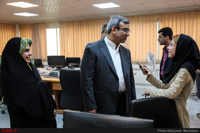 حضور غلامحسین مظفری مدیرعامل منطقه آزاد کیش در ایلنا