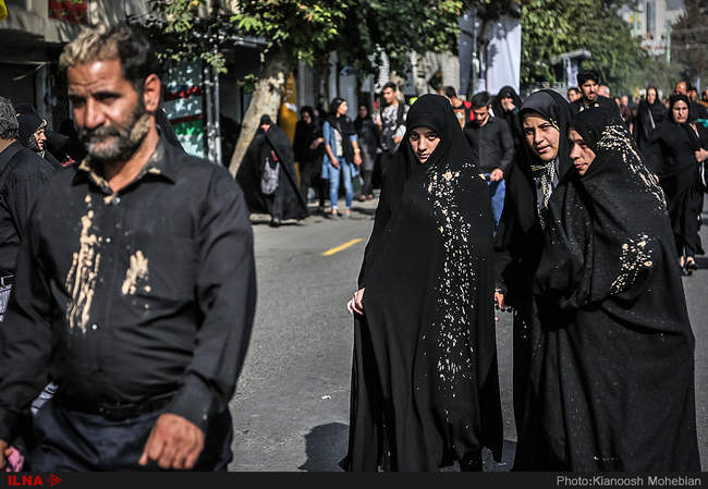 پیاده روی جاماندگان اربعین در تهران 