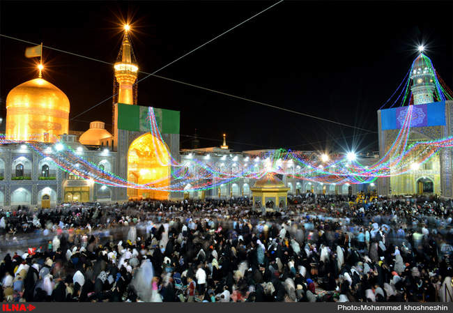 آذین بندی حرم مطهر امام رضا (ع)