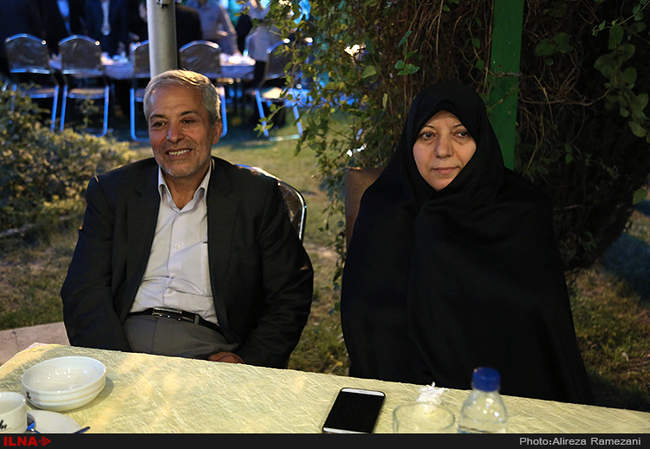 مراسم ضیافت افطار محمدرضا عارف