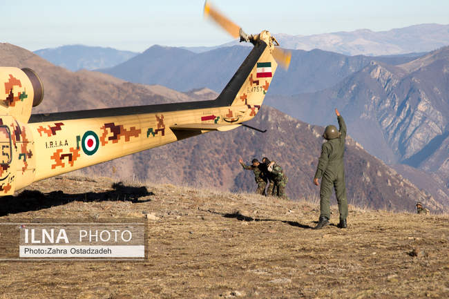 عملیات مهار آتش‌سوزی مناطق کوهستانی روستاهای دلیر و الیت