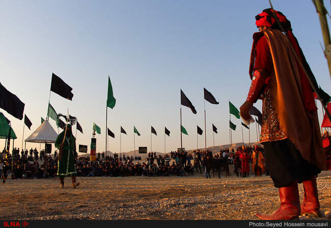 تعزیه حضرت عباس (ع) در بخش اسیر شهرستان مُهر استان فارس