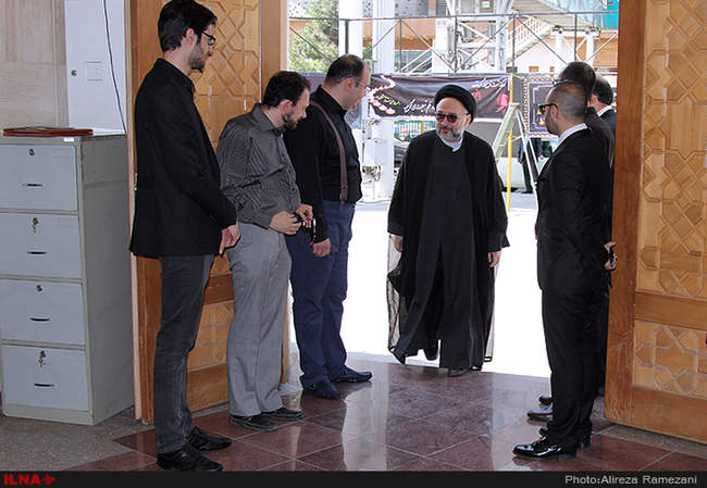 مراسم ختم بانو مهدیه الهی قمشه ای