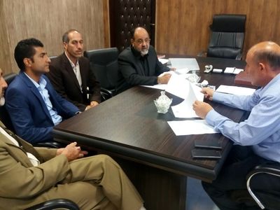 دیدار رئیس و نایب رئیسان اتحادیه چاپخانه‌داران البرز با رئیس کمیسیون صنایع مجلس 
