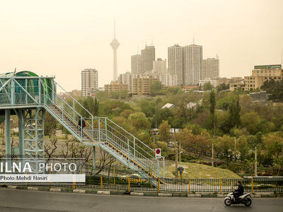 هوای تهران در شرایط ناسالم برای گروه‌های حساس