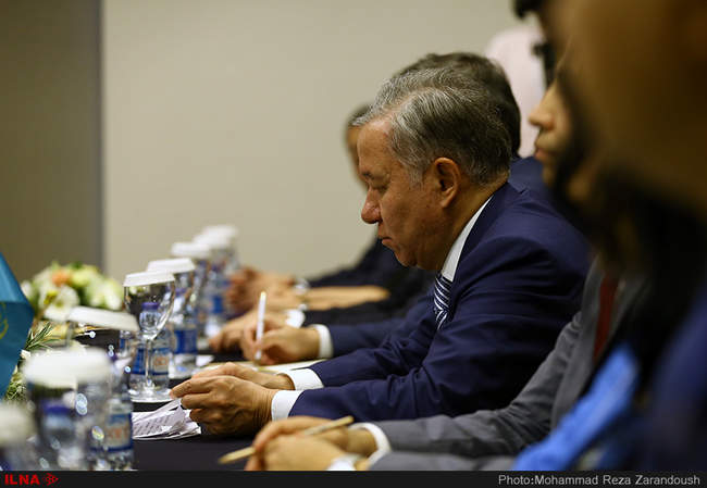 دیدار و نشست مشترک علی لاریجانی با رؤسای مجالس عراق ، آذربایجان ، قزا