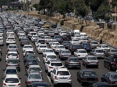 محور هراز شاهد ترافیک سنگین است