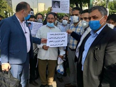 کارکنان پیمانی راه‌آهن خواستار تبدیل وضعیت خود هستند