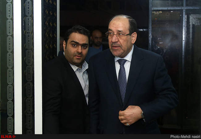 دیدار نوری مالکی معاون اول رئیس جمهور عراق با آیت الله هاشمی شاهرودی
