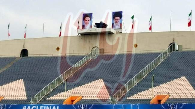آخرین تصاویر آماده سازی ورزشگاه آزادی پیش از بازی تاریخی پرسپولیس