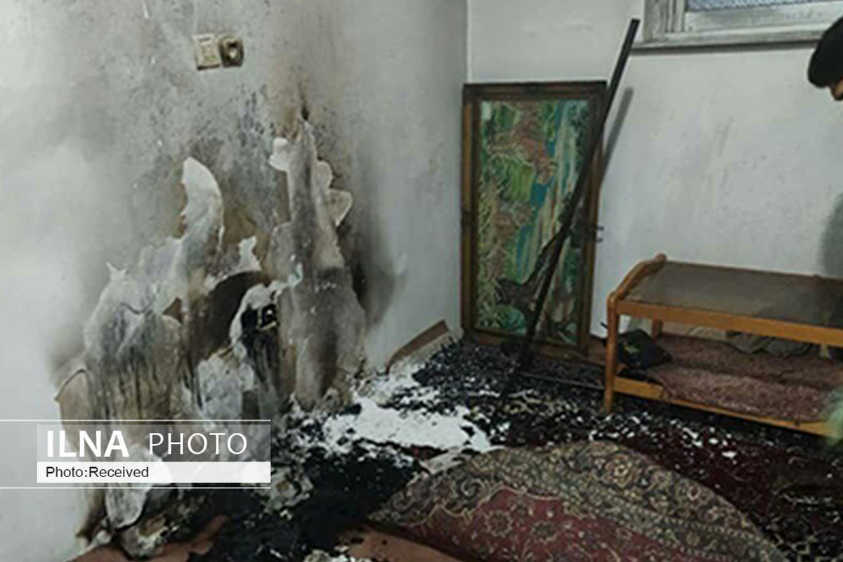 آتش سوزی جزئی در پردیس خانه کارگر مشهد 