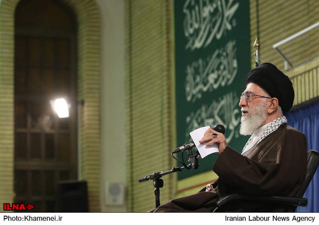 دیدار رهبر انقلاب با فعالان محیط زیست