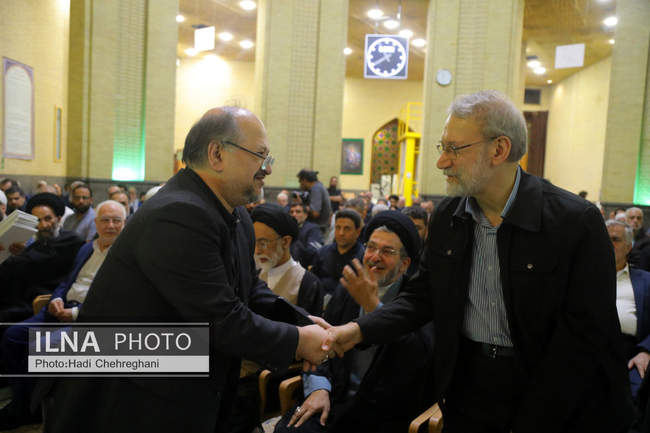 مراسم ختم همسر آیت‌الله سیستانی در تهران