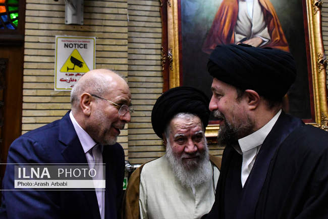 مراسم ترحیم مادر غلامعلی حداد عادل