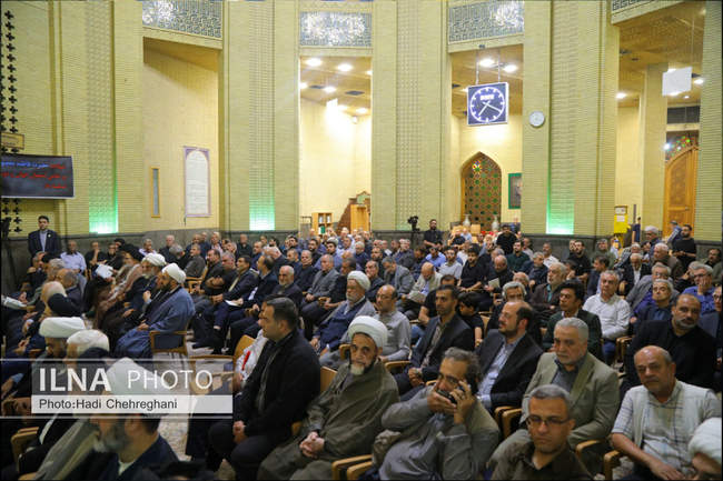 مراسم ختم همسر آیت‌الله سیستانی در تهران