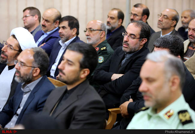 دیدار دست‌اندرکاران کنگره شهدای قزوین با رهبر معظم انقلاب