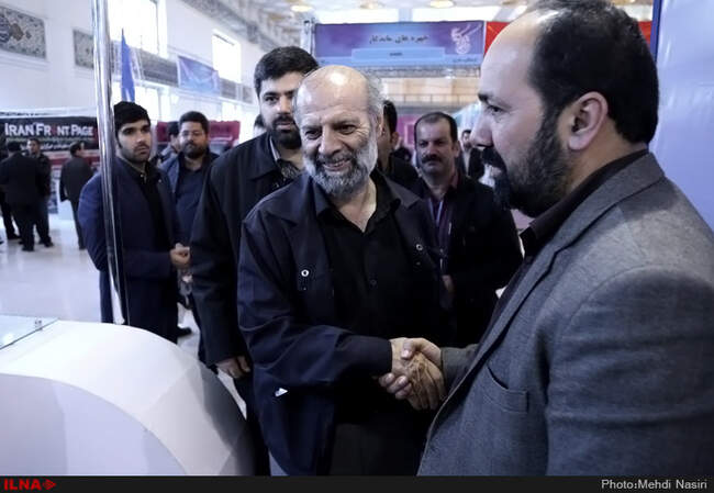 بازدید علیرضا محجوب رئیس فراکسیون کارگری مجلس ازنمایشگاه مطبوعات و خبرگزاری‌ها 