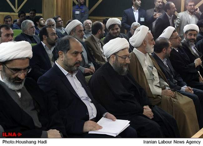 سخنرانی آیت‌الله آملی لاریجانی در دانشگاه علوم قضایی