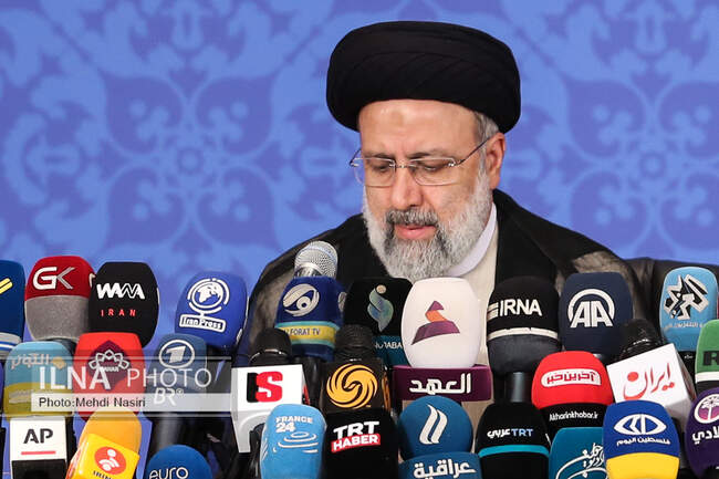  نشست خبری ابراهیم رئیسی