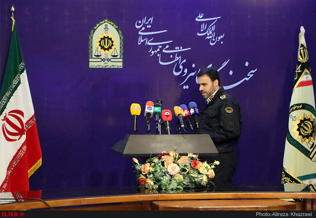 نشست خبری سخنگوی نیروی انتظامی