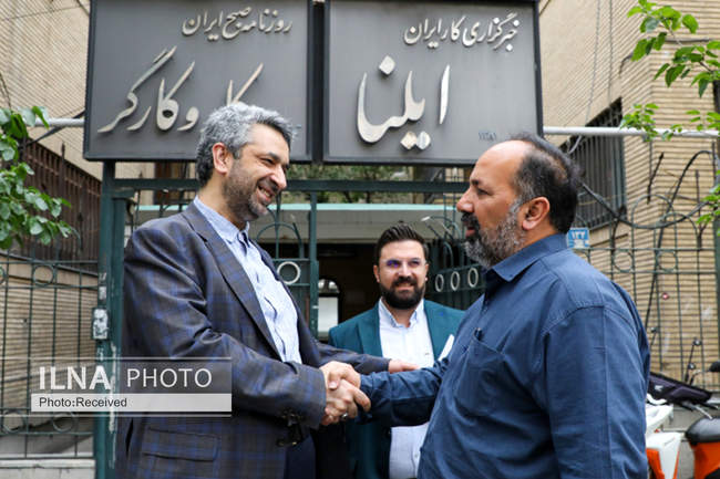 بازدید معاون ارتباطات و اطلاع‌رسانی دفتر رئیس‌جمهور از خبرگزاری ای