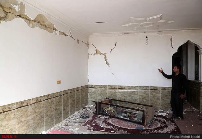 دشت ذهاب در پنجمین روز پس از زلزله/1