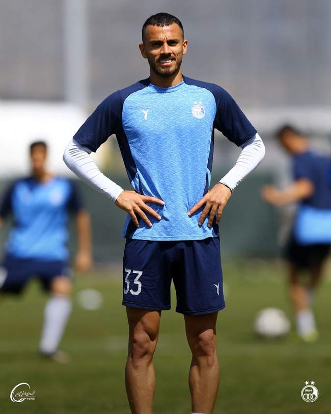 گزارش تصویری تمرینات استقلال قبل از بازی با خیبر خرم آباد