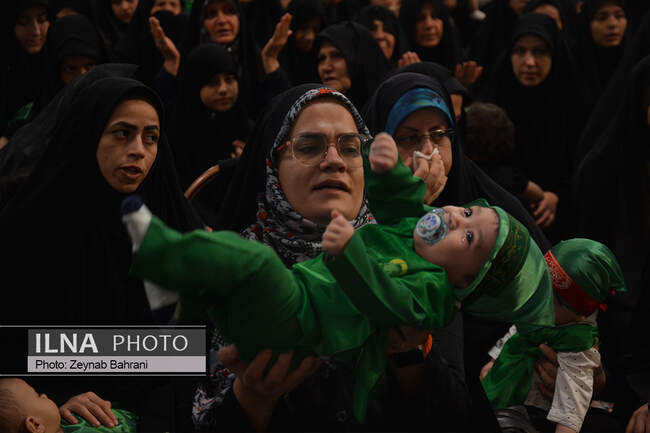 مراسم شیرخوارگان حسینی در حرم امام رضا (ع)