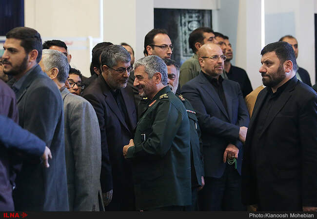 مراسم ترحیم پدر سردار سلیمانی