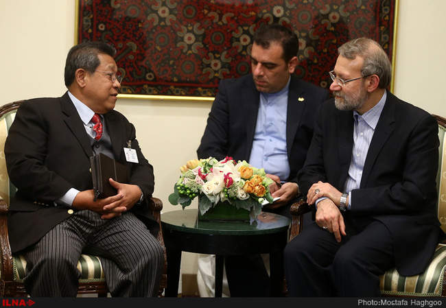 دیدارهای علی لاریجانی با روسای مجلس کشورهای حاضر در سازمان ملل - نیوی