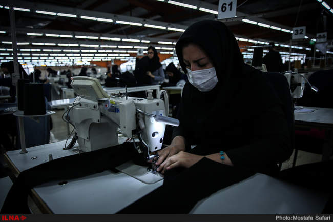 بازدید معاون توسعه اشتغال وزیر کار از کارخانه روناک جین