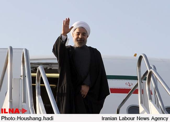 بدرقه رسمی رئیس جمهور در سفر به سوئیس