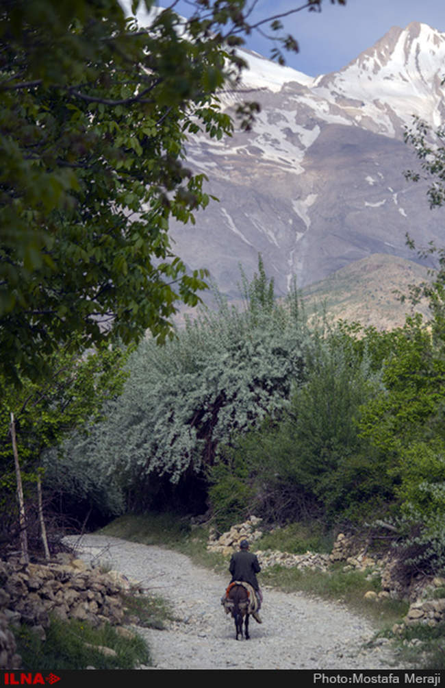 روستای خفر پادنا، بهشتی در دامنه کوه دنا