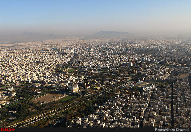 تهران پس از باران