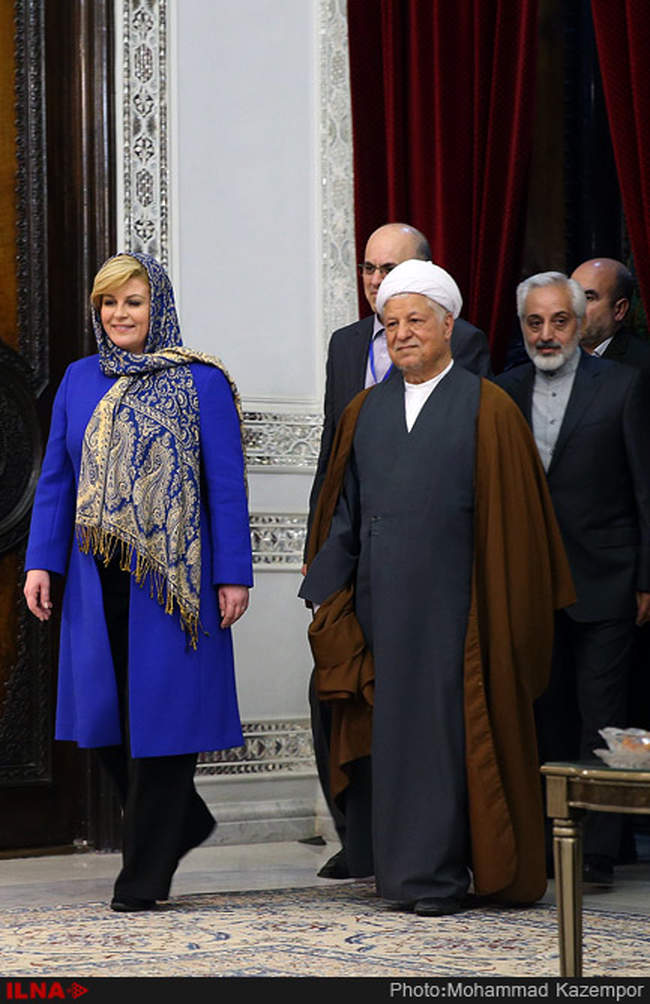  دیدار رئیس جمهور کرواسی با آیت‌الله هاشمی رفسنجانی