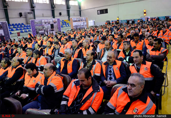 مراسم تجلیل از فعالان و دست اندرکاران نمونه راهداری و حمل و نقل جاده 