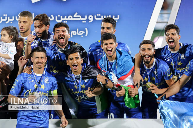 جشن قهرمانی تیم فوتبال استقلال