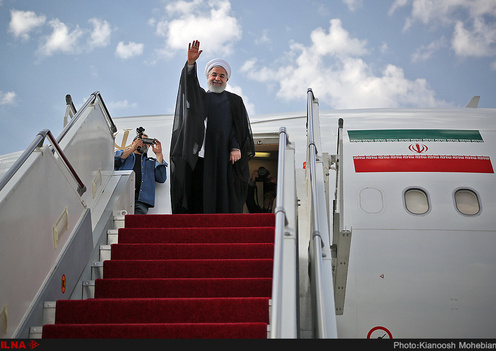 Iranian President Leaves Tehran for New York City