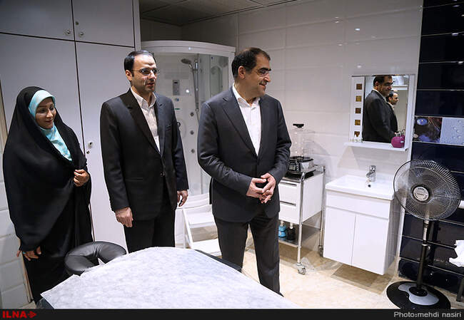 افتتاح مرکز درمانی، پژوهشی و آموزشی سلامتکده طوبی با حضور قاضی زاده هاشمی وزیر بهداشت ، درمان و آموزش پزشکی